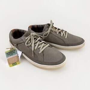 SANUK Sidewalk Surfers Lite Sneaker Shoe Men's 10 NWOB Brindle Brown